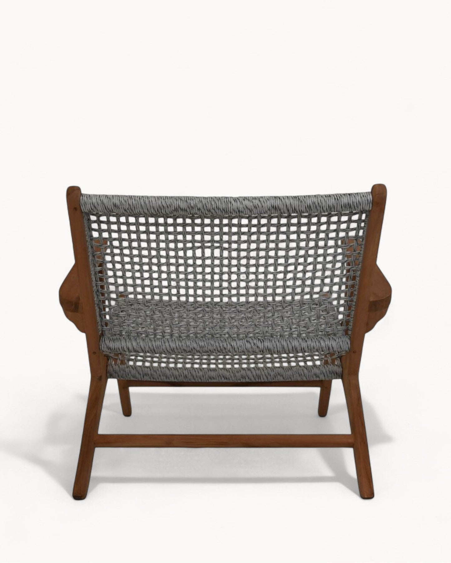 HSM Collection - Rio Teak and Banana Leaf Lounge Chair - 67 cm