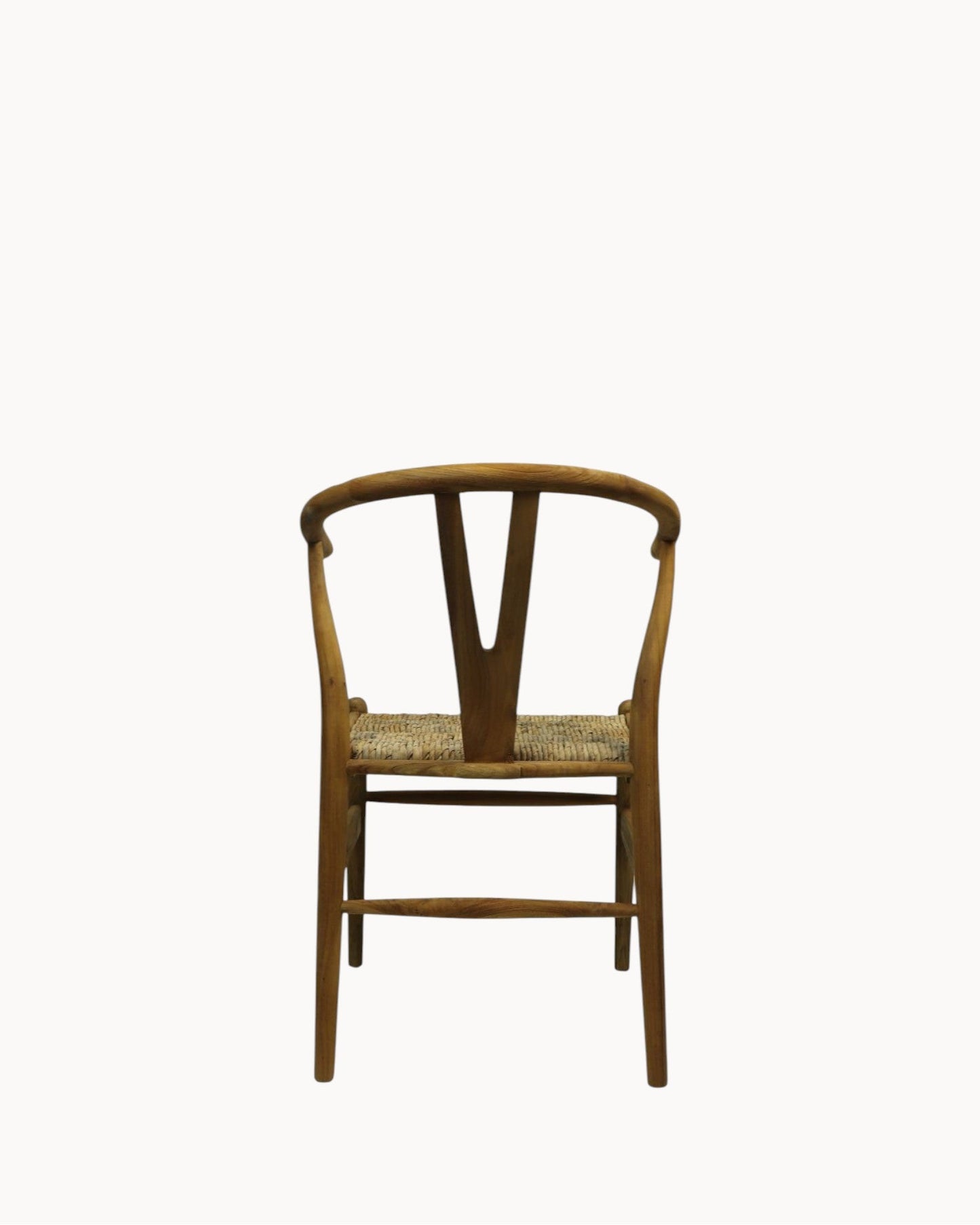 Delilah Dining Chair - HSM Collection - Natural Teak with Banana Leaf Accents