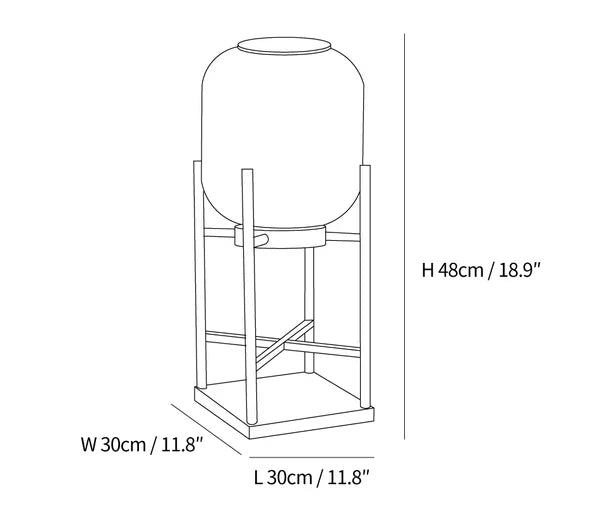 Contemporary Stainless Steel Solar Floor Lamp with 11-15W LED, 36V, 3C Certification