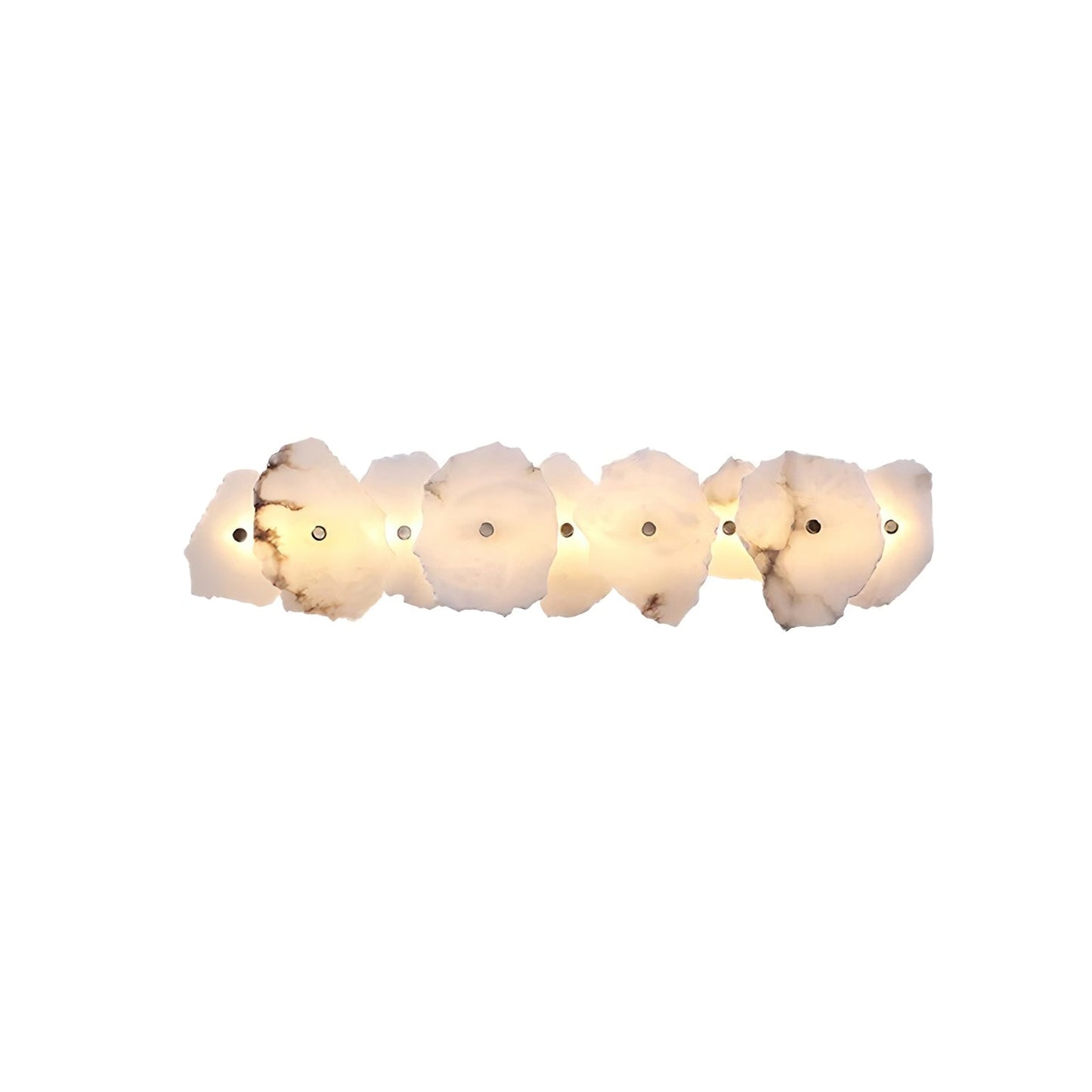 Cevra Alabaster Floral Wall Sconce