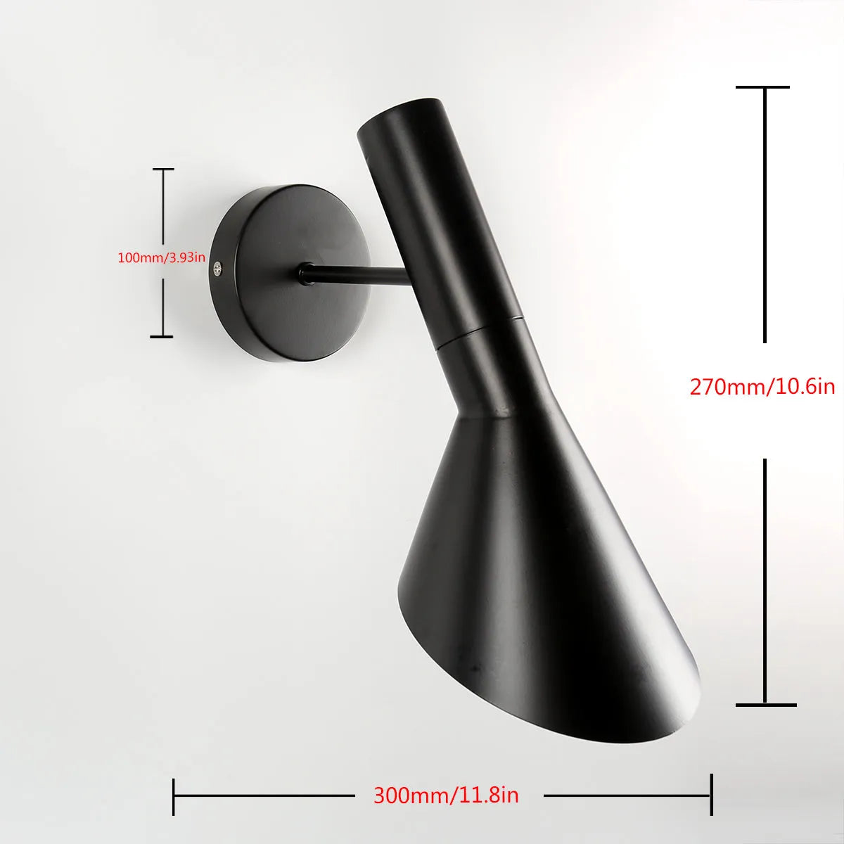 Alessio LED Indoor Wall Lamp in Black and White