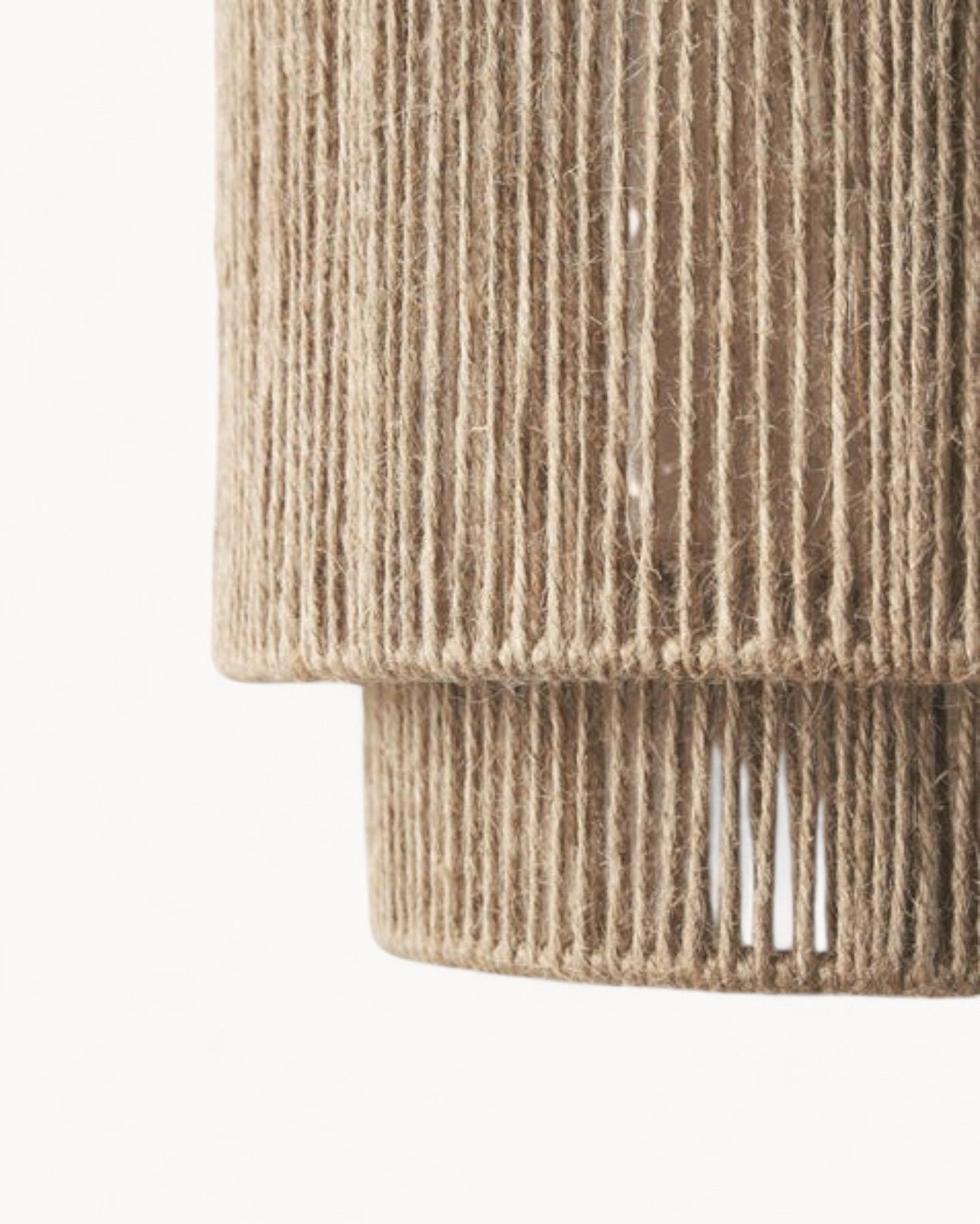 Cecillia Wall Lamp - Eco-Friendly Modern Design with Natural Brown Jute Shade