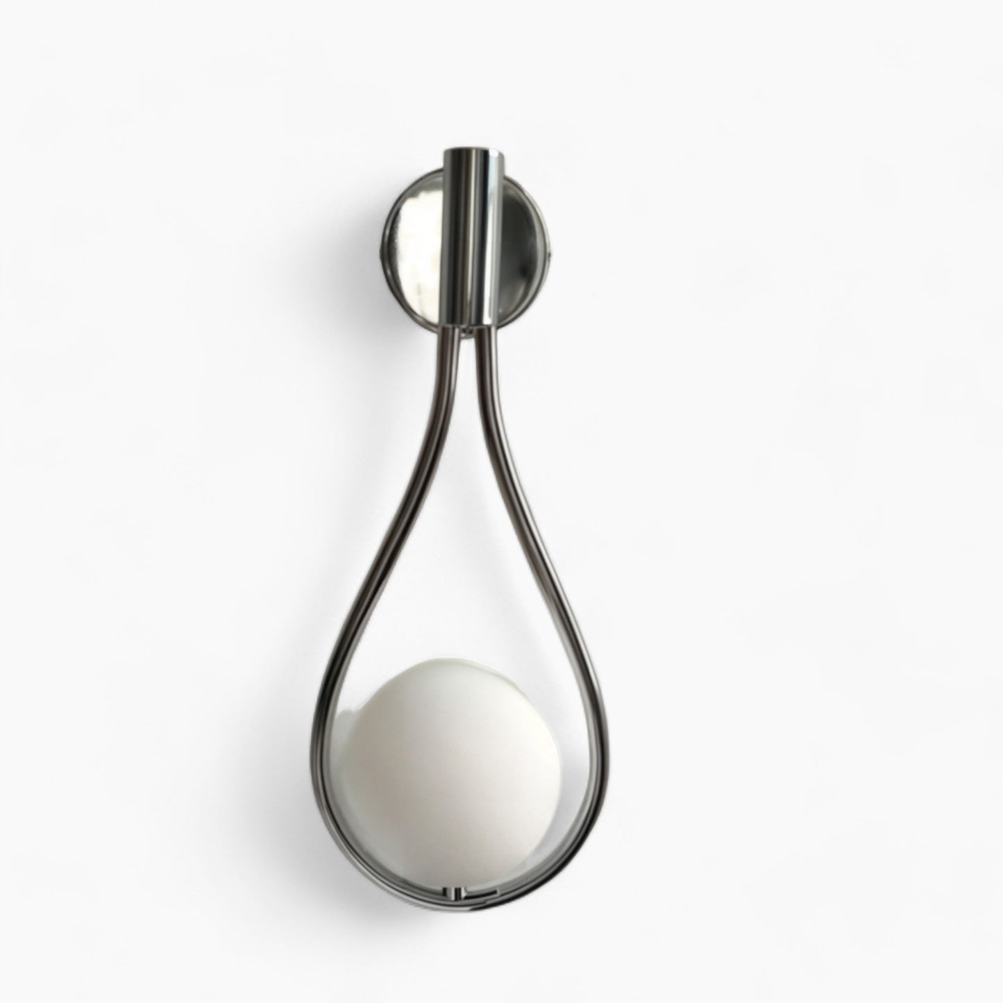 Contemporary Nordic Wall Sconce, Black and Gold, G4 LED, Iron and Glass, Up/Down Lighting