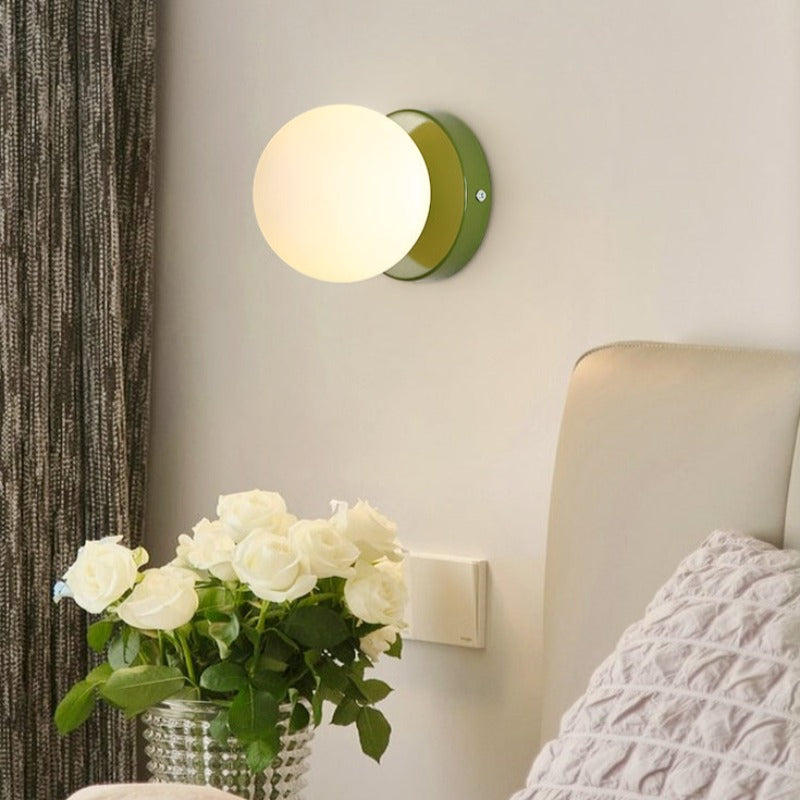 Valentina Contemporary Black Metal LED Wall Light for Bedroom