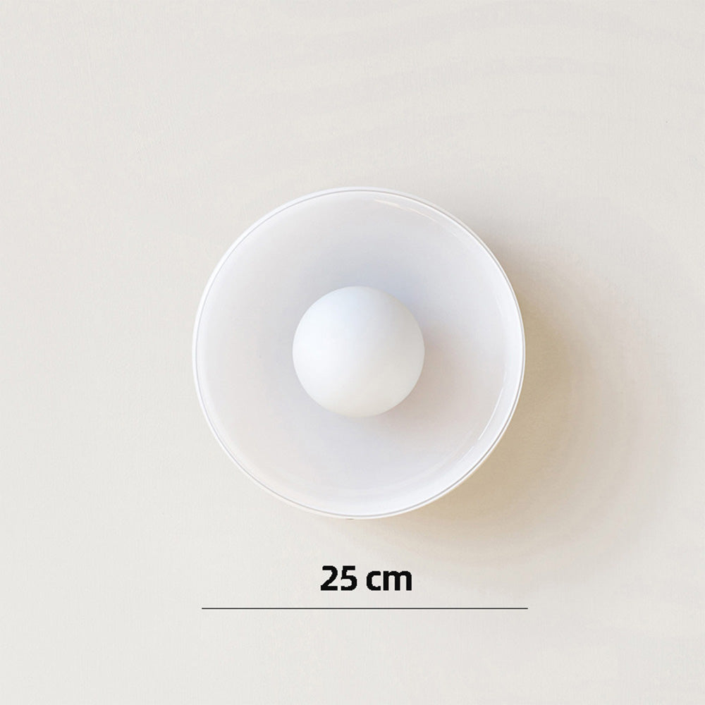 Contemporary Amber Glass Ceiling Light with G9 LED - Available in 25cm and 35cm, 220-240V