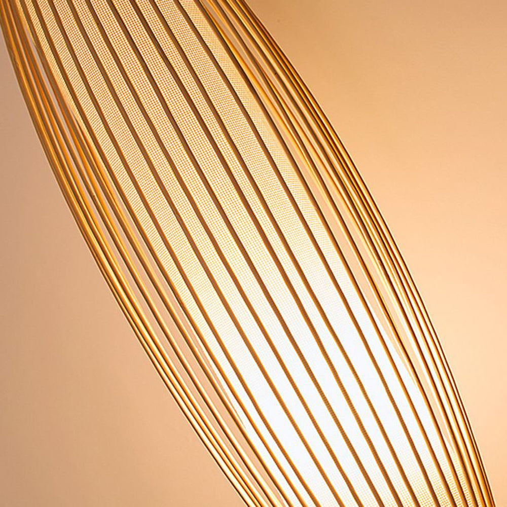 Muto Bamboo LED Wall Light for Indoor Use - Perfect for Bedroom and Living Room