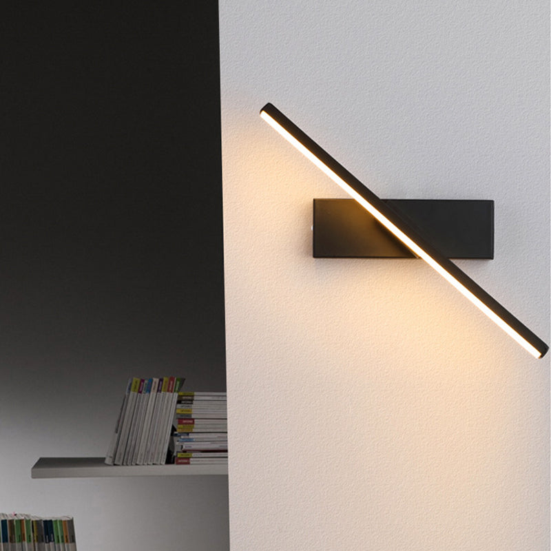 Ray Modern Adjustable Wall Light - Black and White for Bedroom