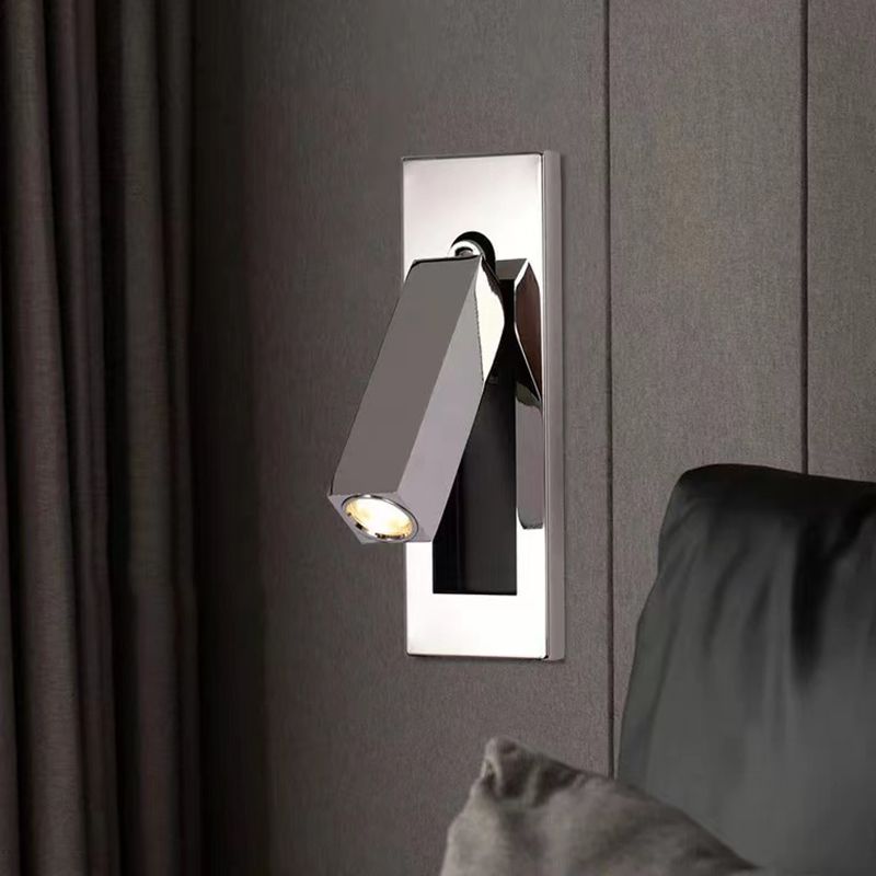 Ray Contemporary LED Wall Light - Available in Black, Silver, Gold, and Nickel for Living Room or Bedroom