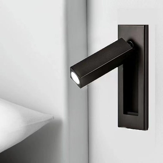 Ray Contemporary LED Wall Light - Available in Black, Silver, Gold, and Nickel for Living Room or Bedroom