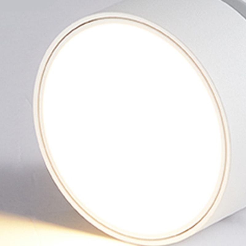 Arisha Contemporary Cylindrical LED Ceiling Spotlight - Available in Black and White, 2 Color Options, 3W/7W/12W/18W