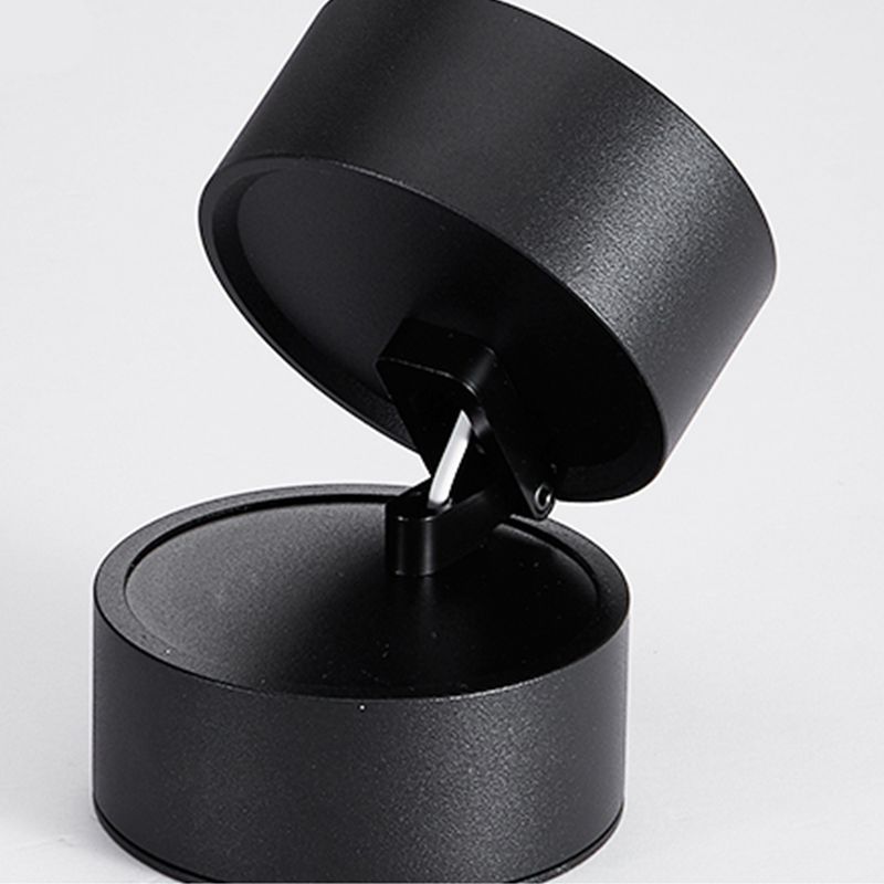 Arisha Contemporary Cylindrical LED Ceiling Spotlight - Available in Black and White, 2 Color Options, 3W/7W/12W/18W