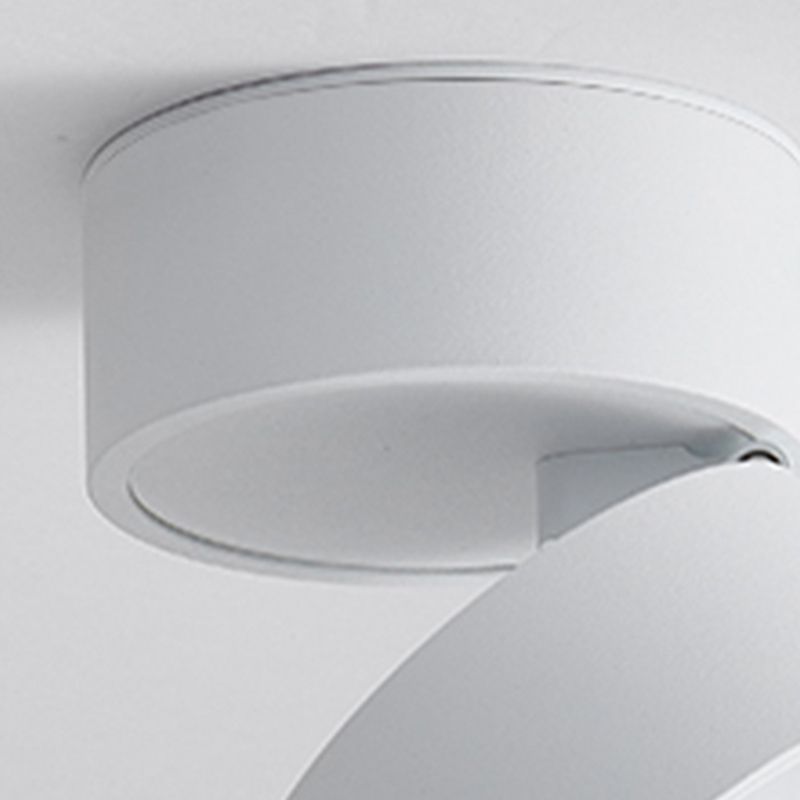 Arisha Contemporary Cylindrical LED Ceiling Spotlight - Available in Black and White, 2 Color Options, 3W/7W/12W/18W