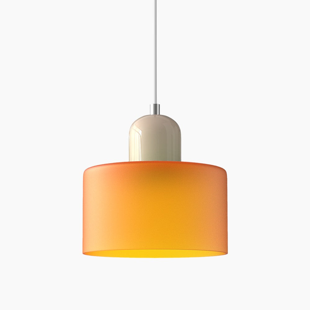 Modern Small Glass Pendant Light - LED, Glass & Metal, Max 12W, E27, Push Button Switch, CE/UL Certified