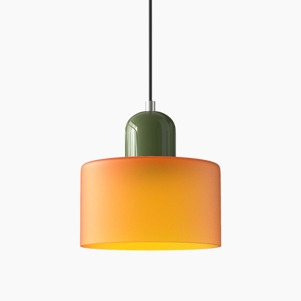 Modern Small Glass Pendant Light - LED, Glass & Metal, Max 12W, E27, Push Button Switch, CE/UL Certified
