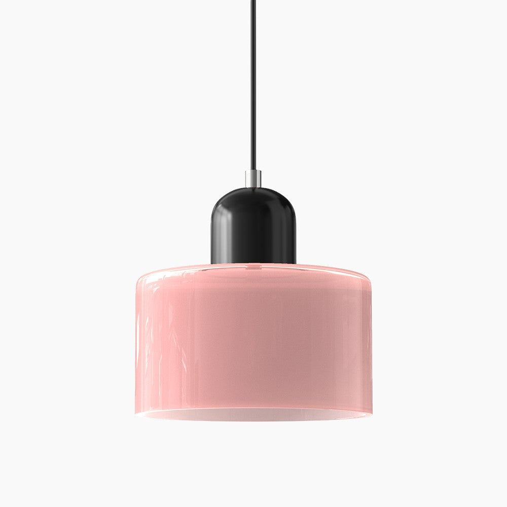 Modern Small Glass Pendant Light - LED, Glass & Metal, Max 12W, E27, Push Button Switch, CE/UL Certified