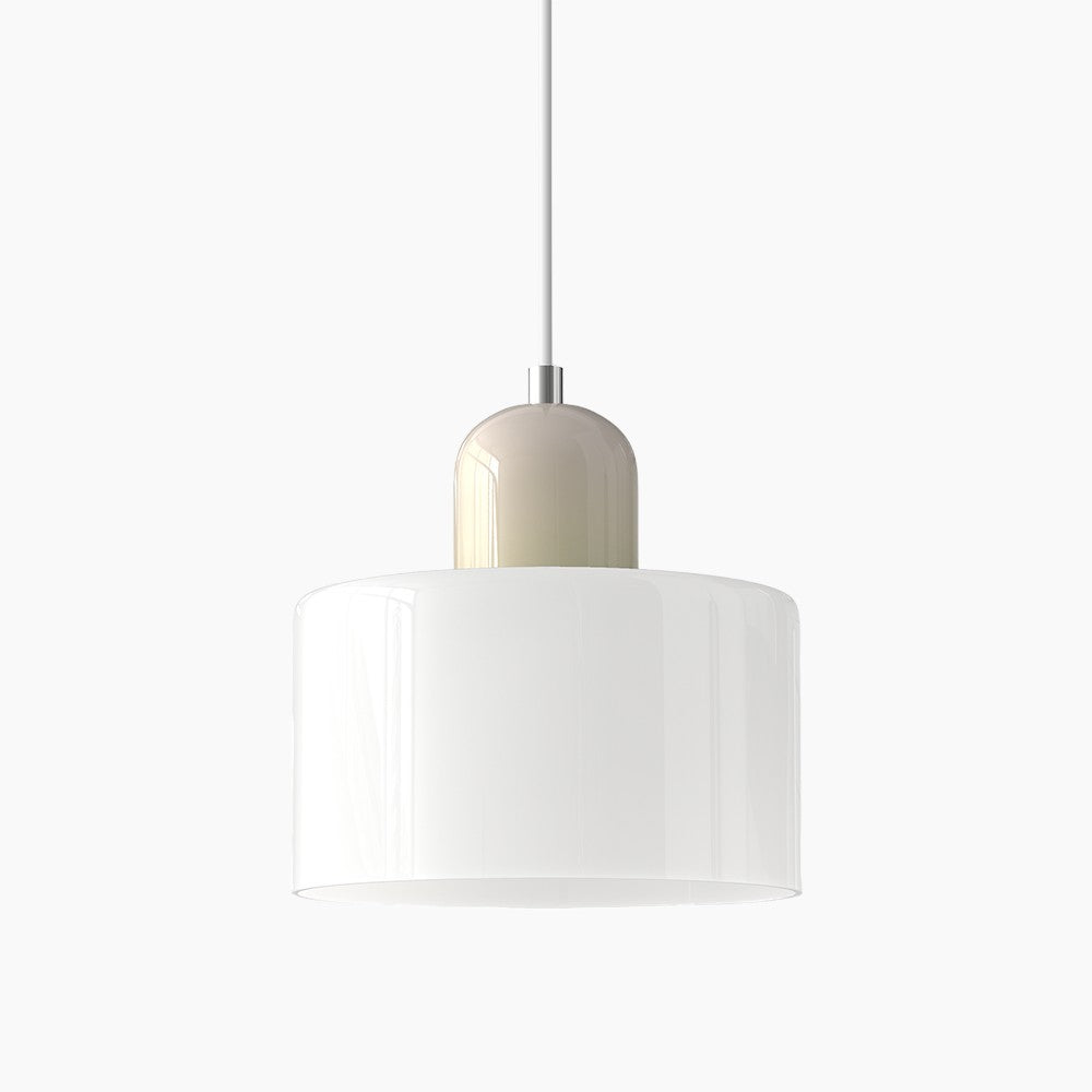 Modern Small Glass Pendant Light - LED, Glass & Metal, Max 12W, E27, Push Button Switch, CE/UL Certified