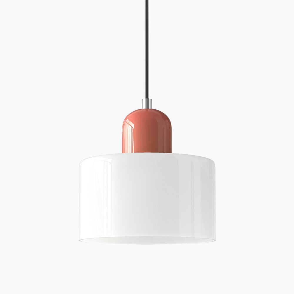Modern Small Glass Pendant Light - LED, Glass & Metal, Max 12W, E27, Push Button Switch, CE/UL Certified