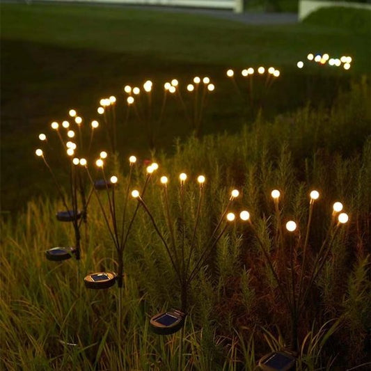 Eco-Friendly Wireless Solar Firefly Lights - Automatic, IP65 Waterproof