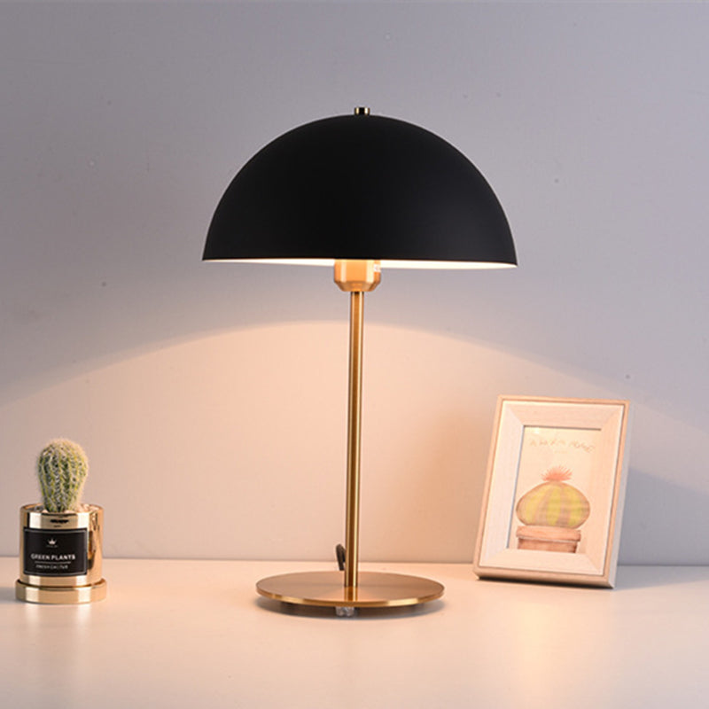 Contemporary Mushroom Nightstand Lamp for Bedroom | E27, 31-40W, Metal, AC 90-260V | Stylish Table Lamp