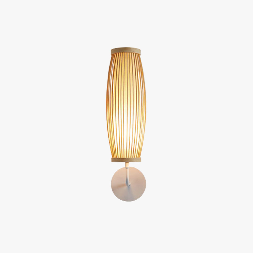 Muto Bamboo LED Wall Light for Indoor Use - Perfect for Bedroom and Living Room