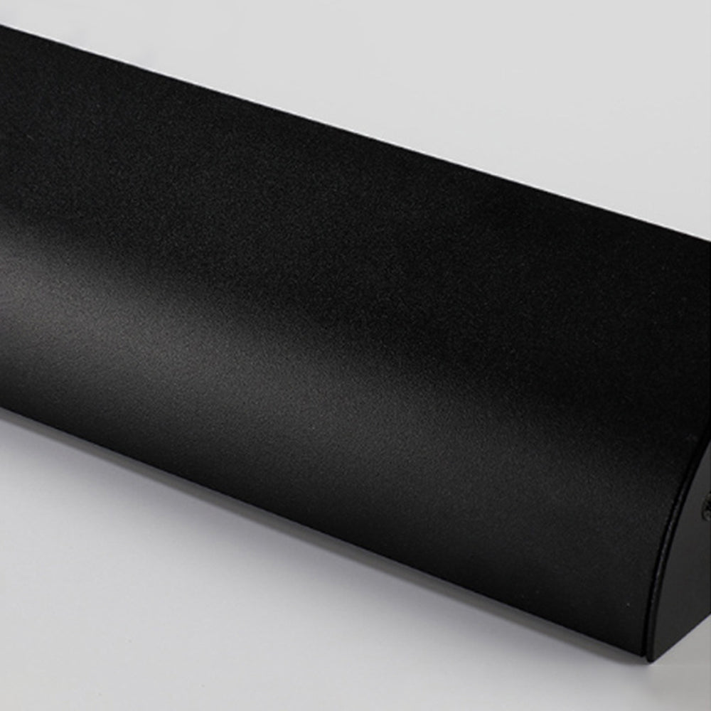 Arisha Black Minimalist Dense Outdoor Wall Light for Bathroom and Hallway