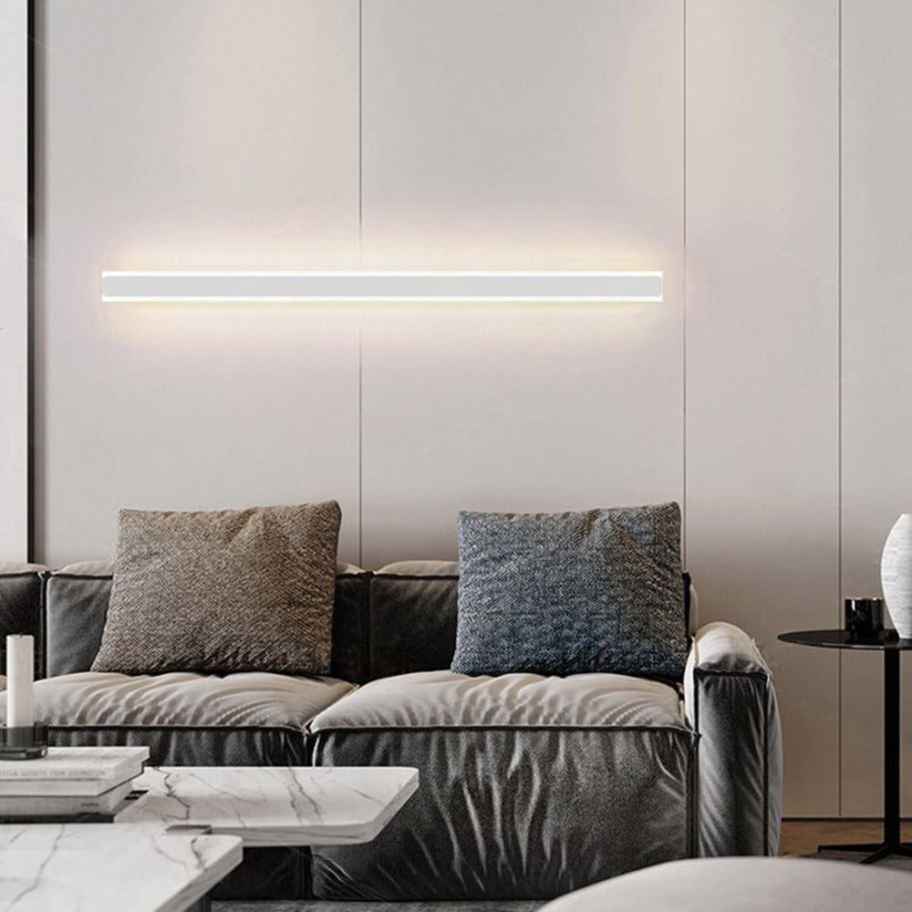 Arisha Minimalist Linear LED Wall Light - Gold, Black, and White for Bedrooms
