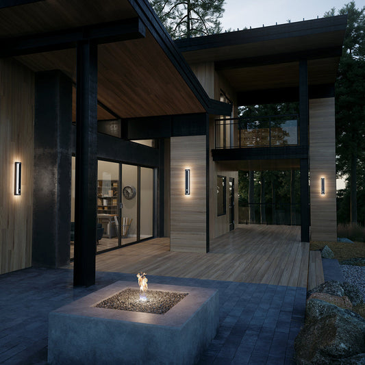 Arisha Contemporary LED Outdoor Wall Light for Garden and Terrace