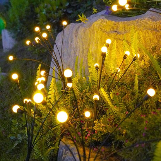 Eco-Friendly Wireless Solar Firefly Lights - Automatic, IP65 Waterproof