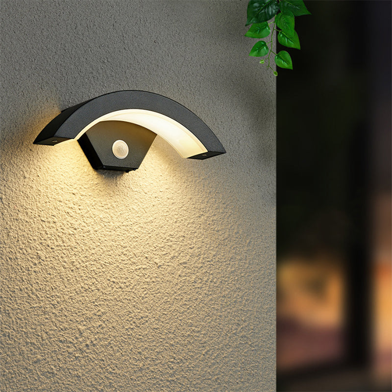 Ray Motion Sensor LED Outdoor Wall Light for Garden and Hallway