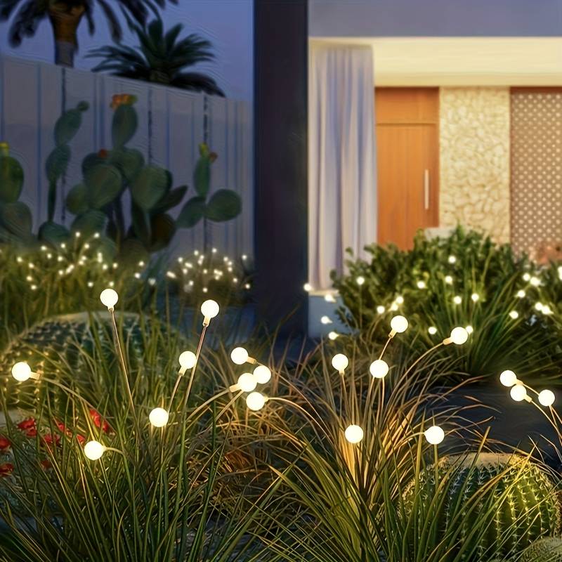 Eco-Friendly Wireless Solar Firefly Lights - Automatic, IP65 Waterproof