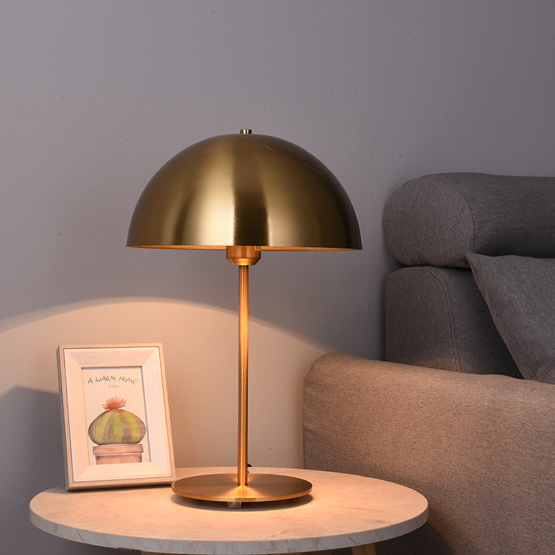Contemporary Mushroom Nightstand Lamp for Bedroom | E27, 31-40W, Metal, AC 90-260V | Stylish Table Lamp