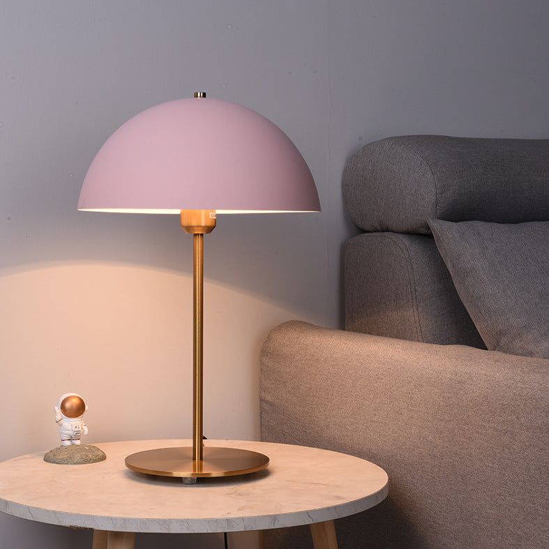 Contemporary Mushroom Nightstand Lamp for Bedroom | E27, 31-40W, Metal, AC 90-260V | Stylish Table Lamp