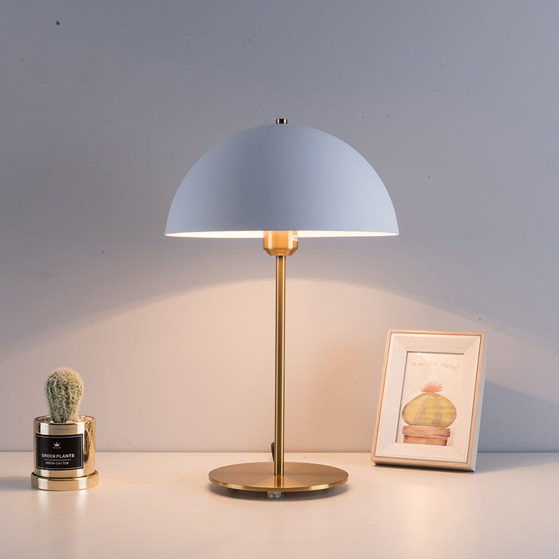 Contemporary Mushroom Nightstand Lamp for Bedroom | E27, 31-40W, Metal, AC 90-260V | Stylish Table Lamp