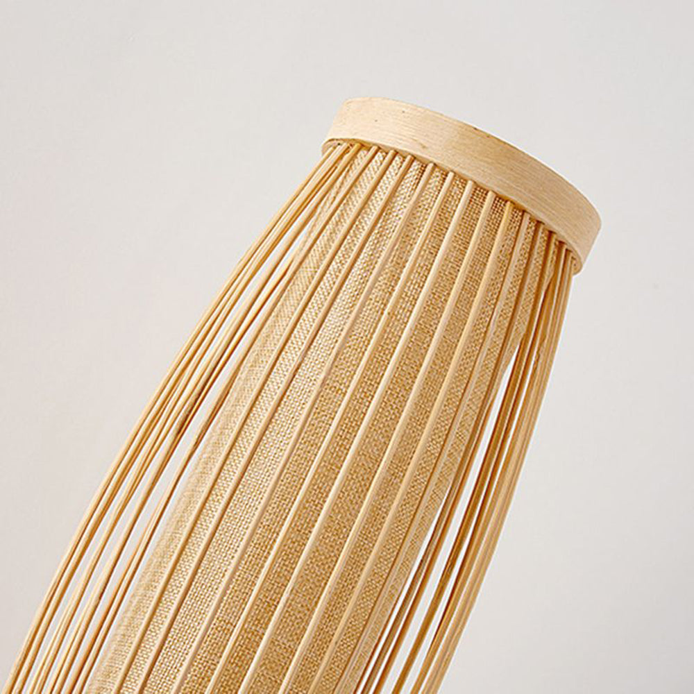 Muto Bamboo LED Wall Light for Indoor Use - Perfect for Bedroom and Living Room
