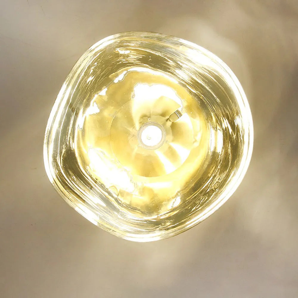 Valentina Contemporary Amber Wall Lamp - Elegant Artistic Lighting