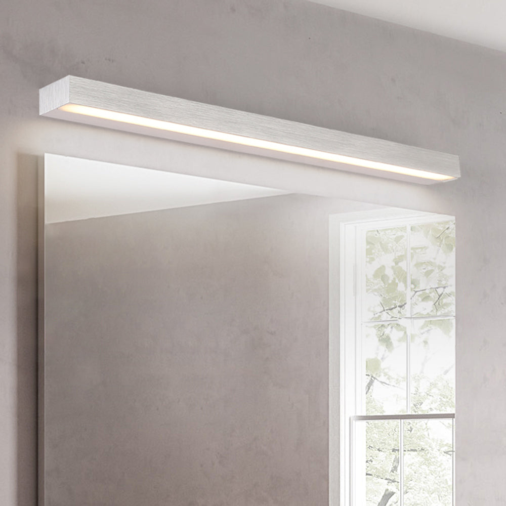 Arisha White Linear LED Wall Lamp - Metal & Acrylic for Bathroom, Bedroom, or Living Room