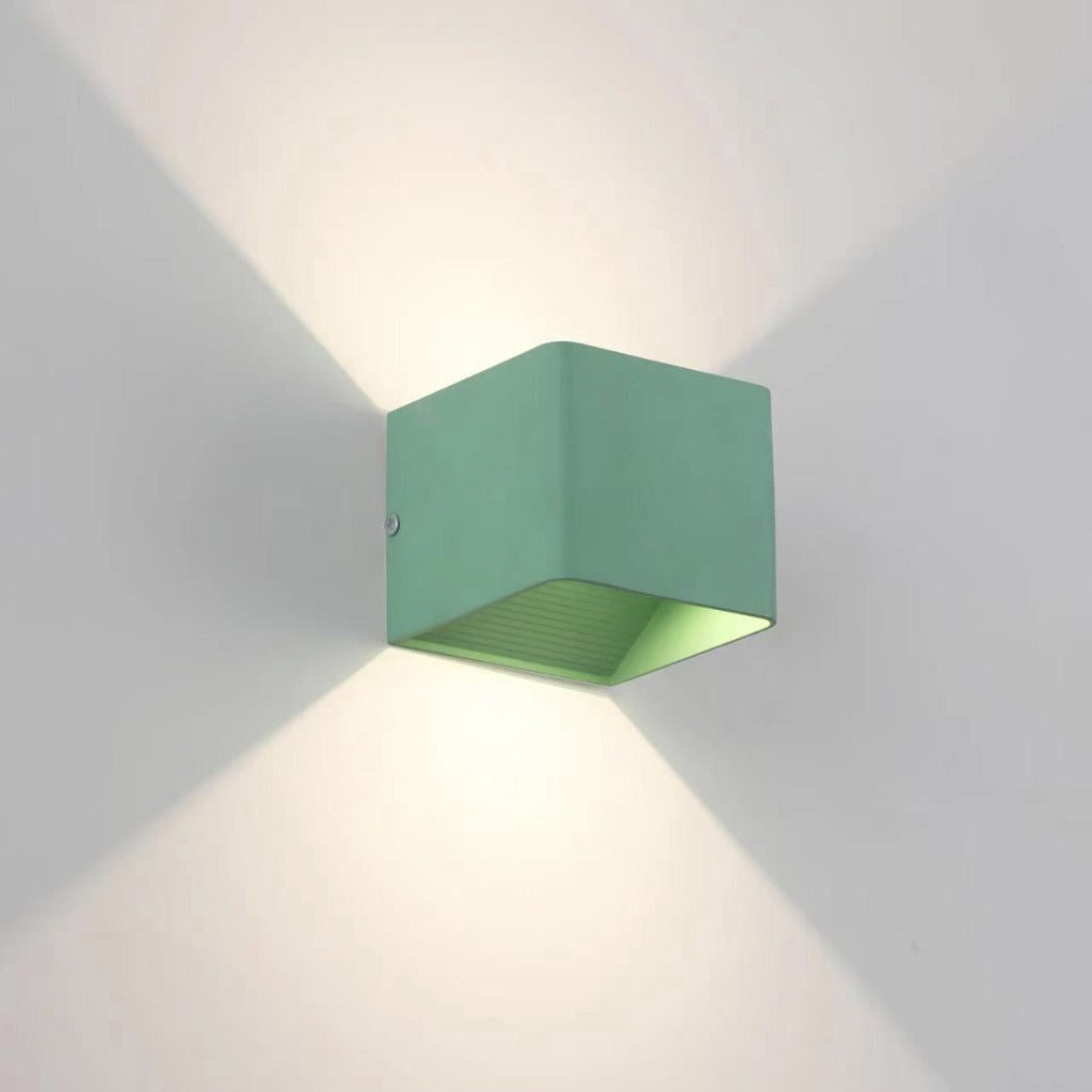 Aria Wall Lamp - Available in Black, White, Yellow, Green, and Red for Living Room or Bedroom