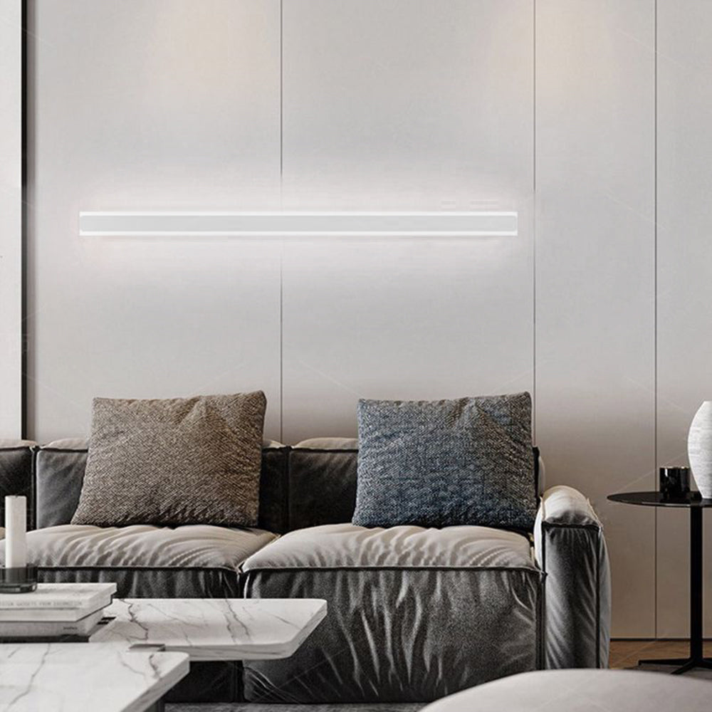 Arisha Minimalist Linear LED Wall Light - Gold, Black, and White for Bedrooms