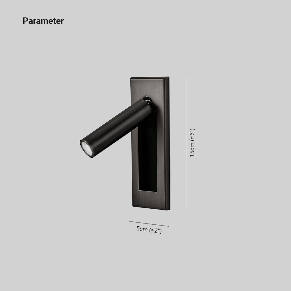 Ray Contemporary LED Wall Light - Available in Black, Silver, Gold, and Nickel for Living Room or Bedroom