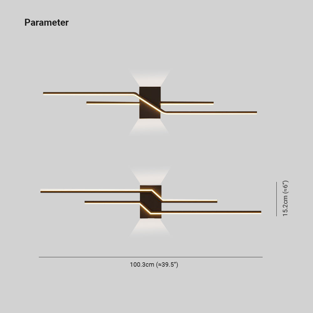 Arisha Minimalist Linear Wall Light for Bathroom Vanity