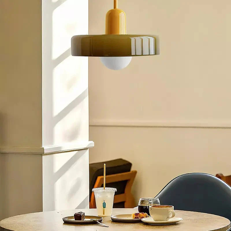 Charlotte Bauhaus-Inspired Glass Pendant Light