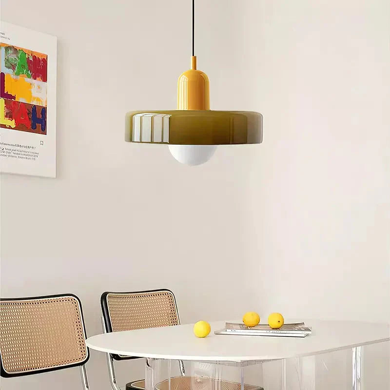 Charlotte Bauhaus-Inspired Glass Pendant Light