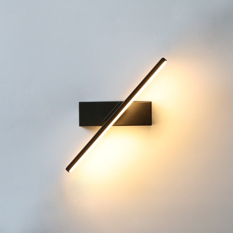 Ray Modern Adjustable Wall Light - Black and White for Bedroom