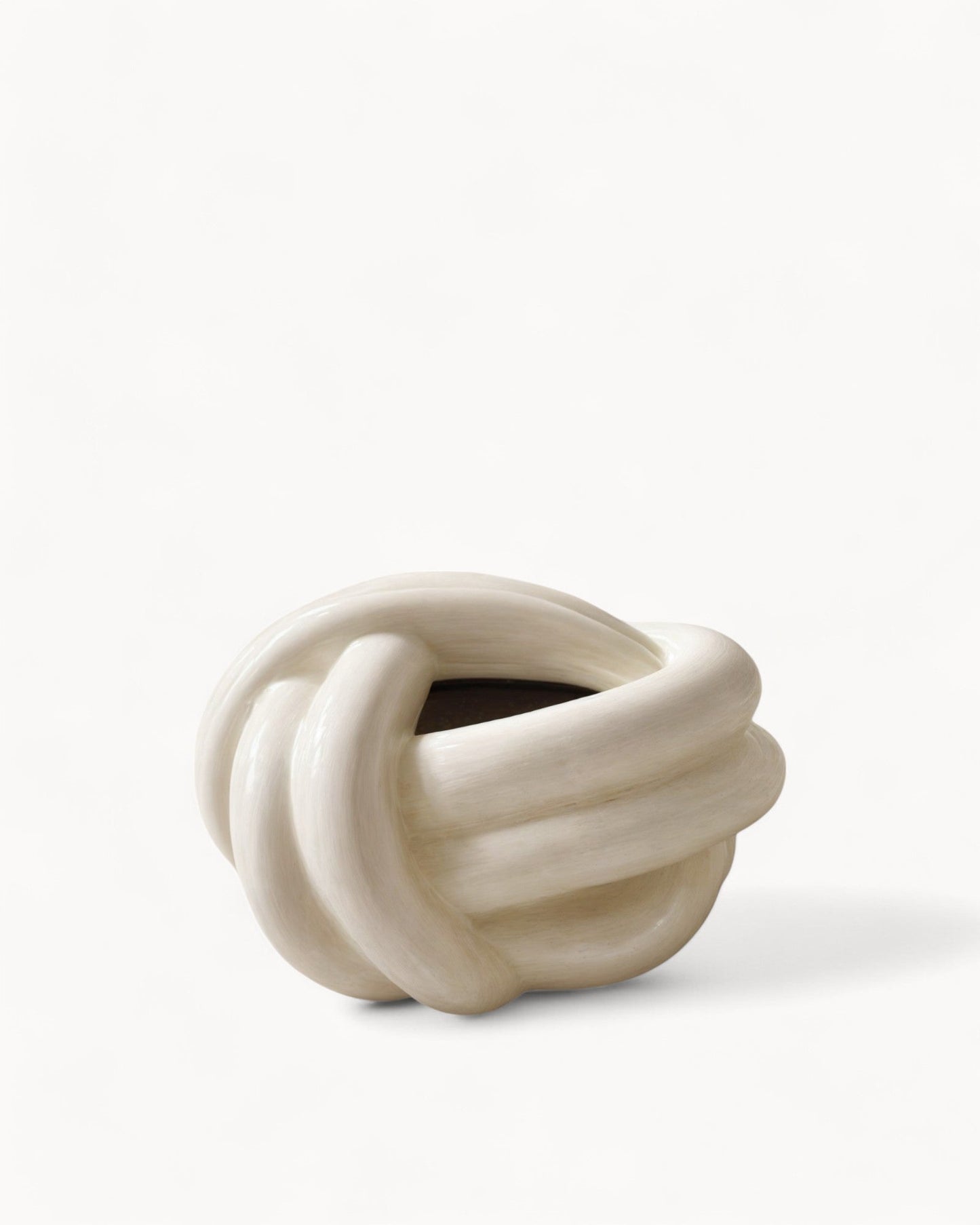 Knot Tissue Box with Ceramic Cover – Sleek Modern Minimalist Design for Your Home