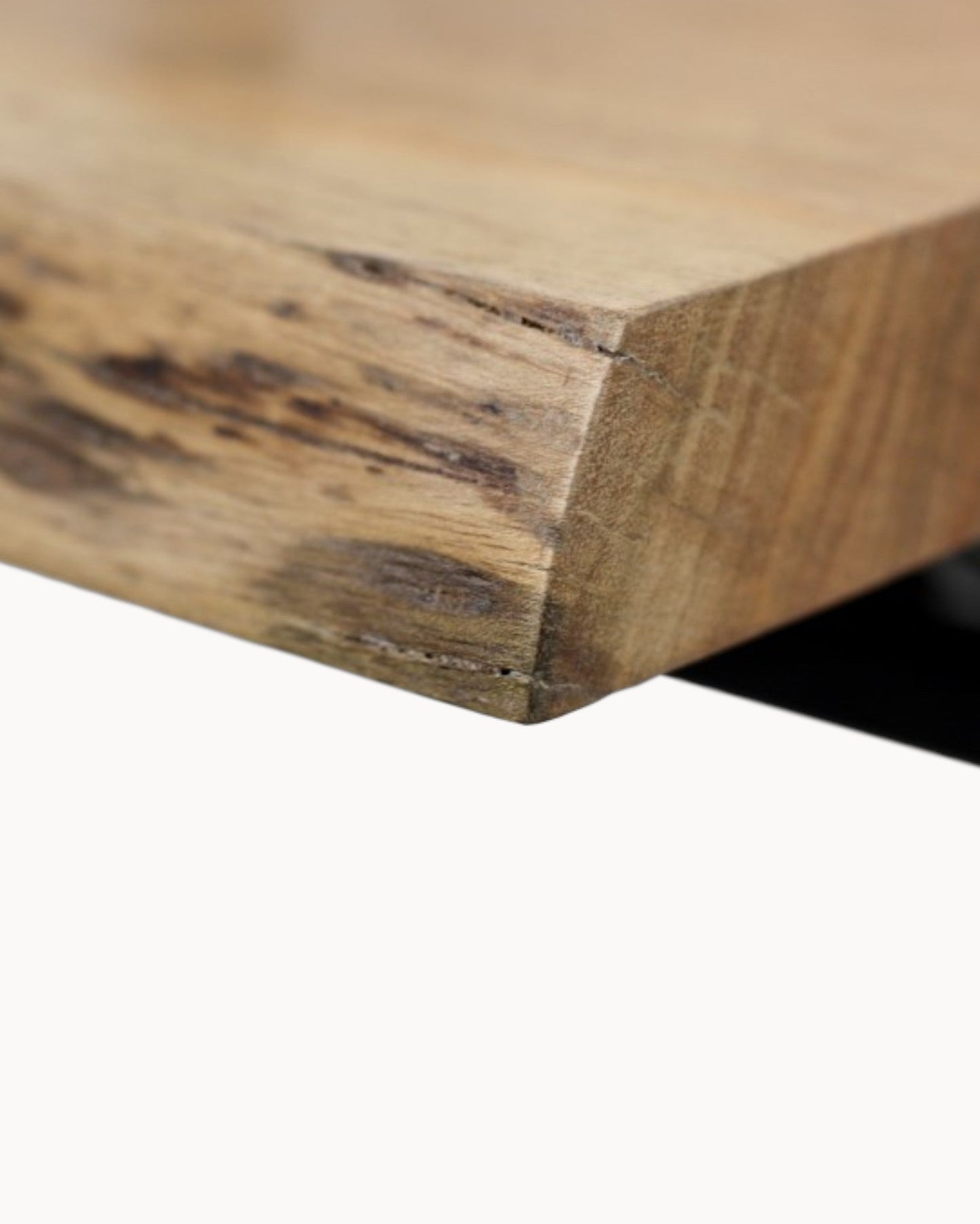 70cm HSM Collection Levels Wall Shelf – Acacia Wood & Metal