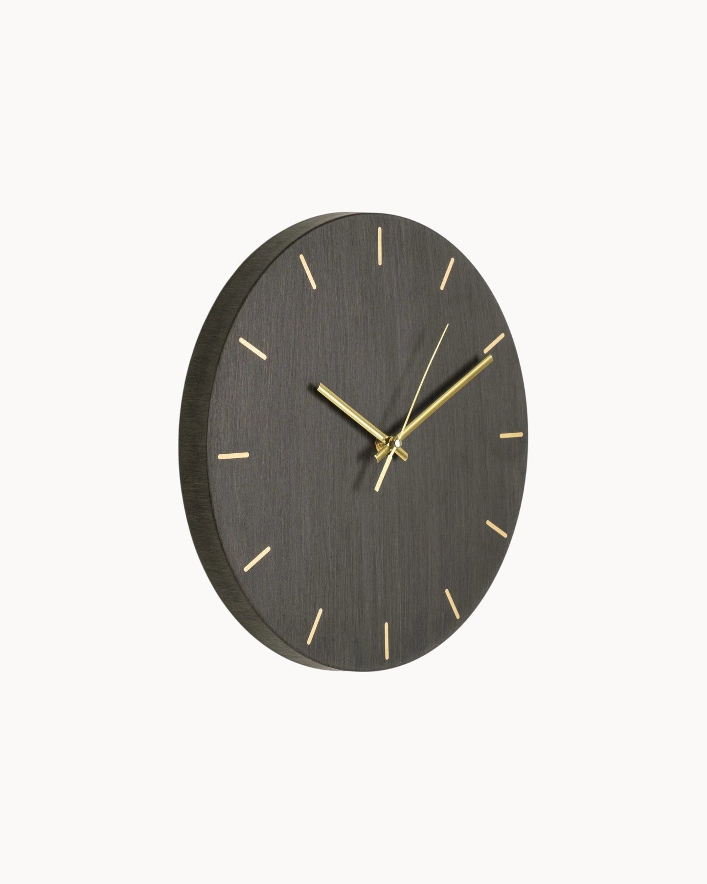 Modern Gray Asti Wall Clock - Steel & Metal - 30 cm Diameter