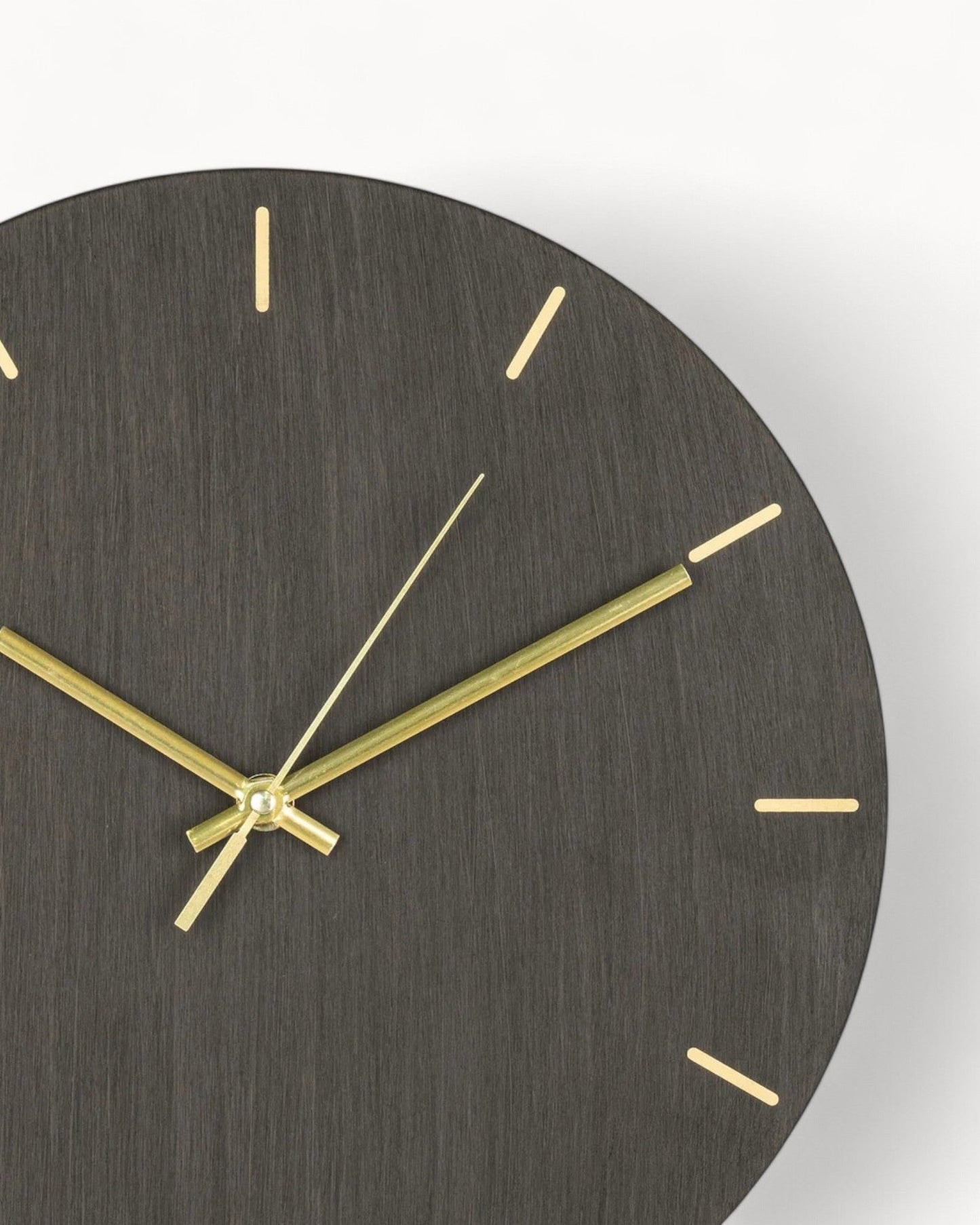 Modern Gray Asti Wall Clock - Steel & Metal - 30 cm Diameter