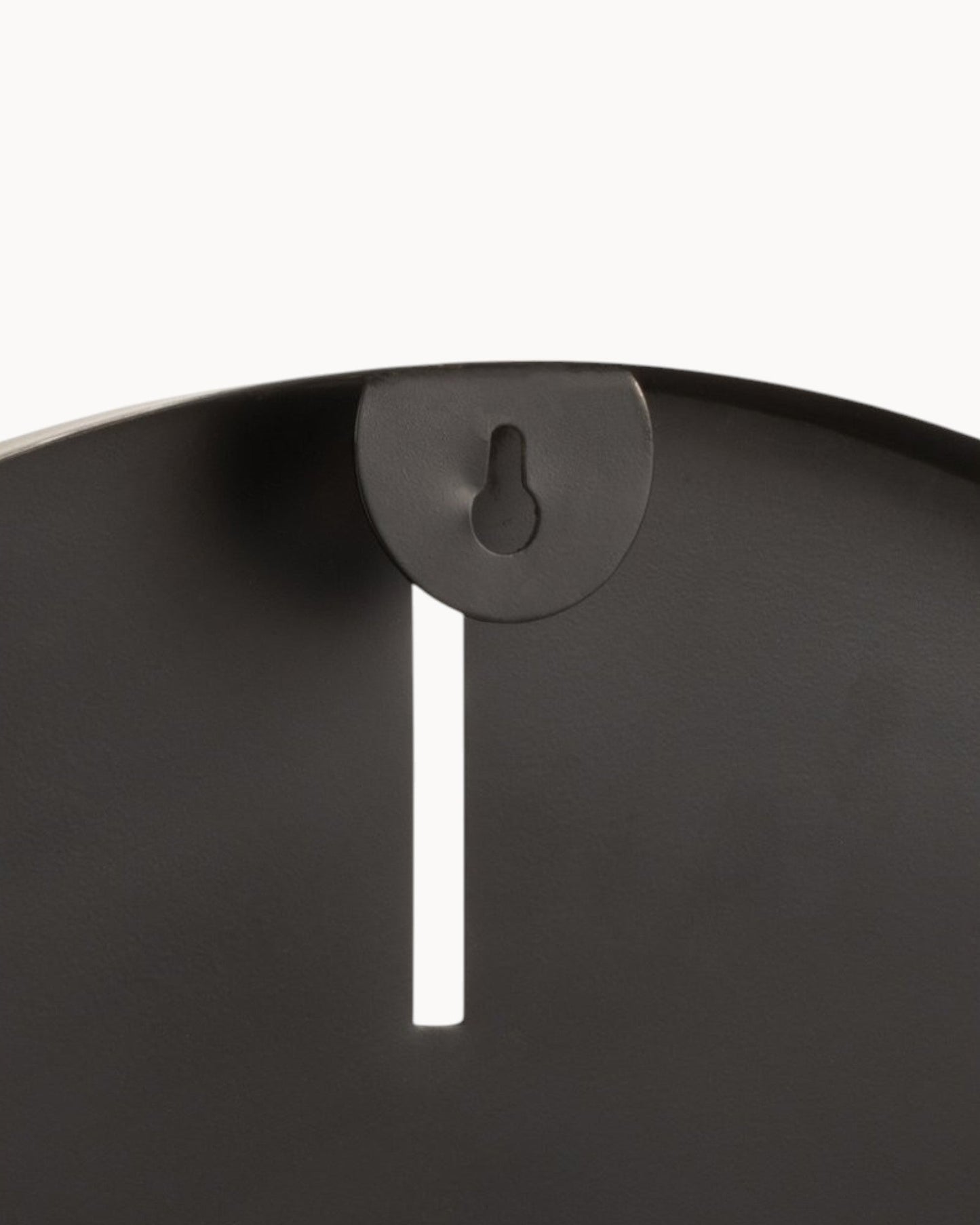 J-Line Dark Gray Metal Round Clock - 50.5 cm Diameter