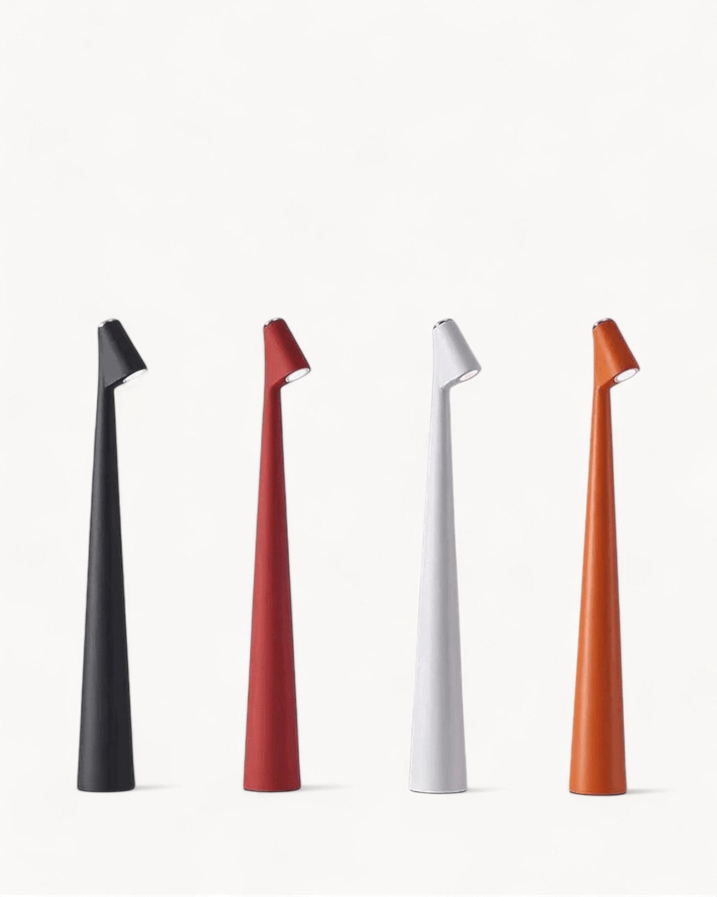 Contemporary Touch-Control Table Lamp with 3 Brightness Settings, Aluminum Design
