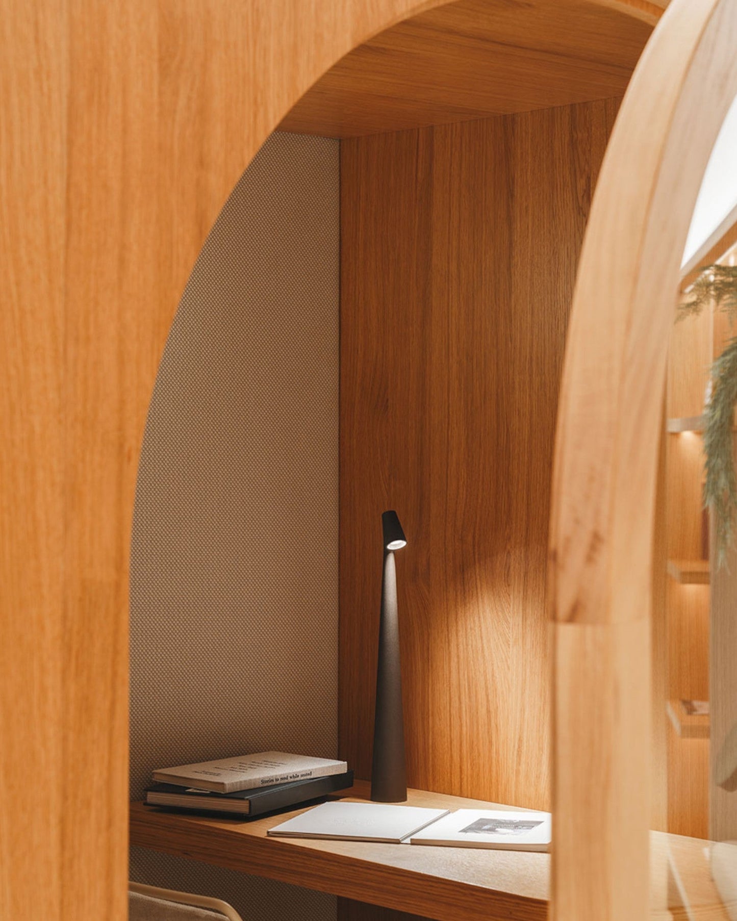 Contemporary Touch-Control Table Lamp with 3 Brightness Settings, Aluminum Design